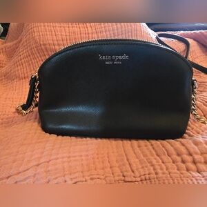 Kate Spade Black and Gold Crossbody Bag